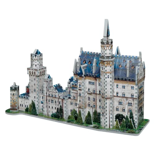 Wrebbit3D | Neuschwanstein Castle (890pc) | 3D Puzzle | Ages 14+