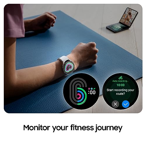Samsung Galaxy Watch6 Smart Watch, Fitness Tracker, Bluetooth, 40mm, Black, 3 Year Extended Manufacturer Warranty (UK Version)