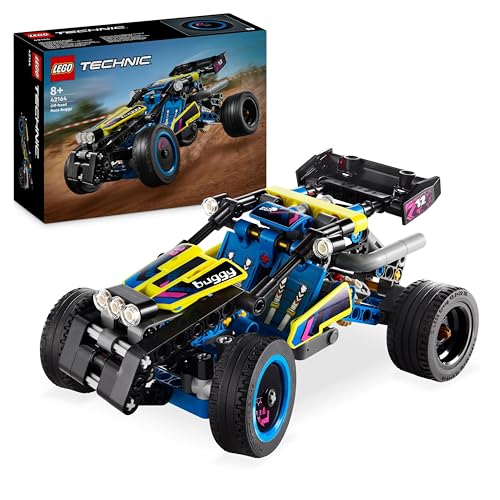 LEGO Technic Off-Road Race Buggy, Car Vehicle Toy for Boys and Girls aged 8 Plus Years Old, Rally Model Building Kit with Realistic Features, Small Gift for Kids 42164