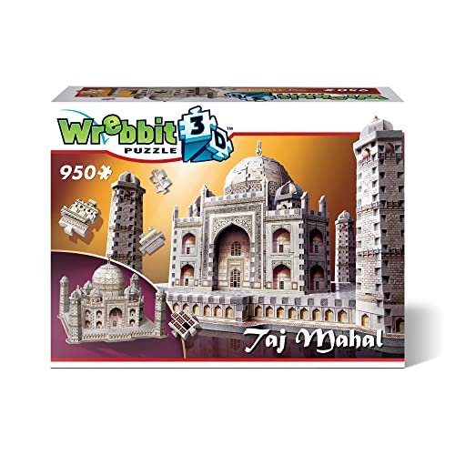 Wrebbit3D | Taj Mahal (950pc) | 3D Puzzle | Ages 8+