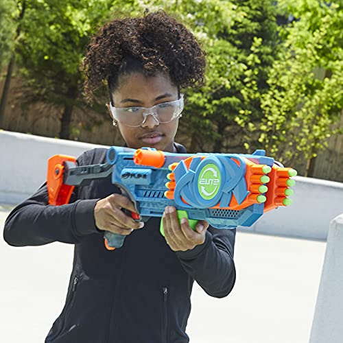 Nerf Elite 2.0 Flipshots Flip-16 Blaster with 16 Dart Barrels That Flip to Double Your Firepower, 16-Dart Capacity, 16 Nerf Elite Darts