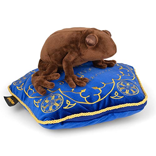 The Noble Collection Chocolate Frog Plush & Pillow Officially Licensed 14in (36cm) Harry Potter Toy Dolls Chocolate Frog Plush - Embroidered Pillow - For Kids & Adults