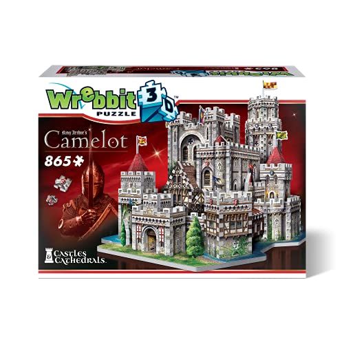 Wrebbit 3D Puzzle King Arthur's Camelot 3D Puzzle (865-Piece)
