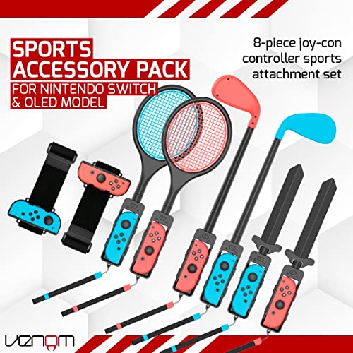 Venom 8-in-1 Sports Accessory Pack (Nintendo Switch)