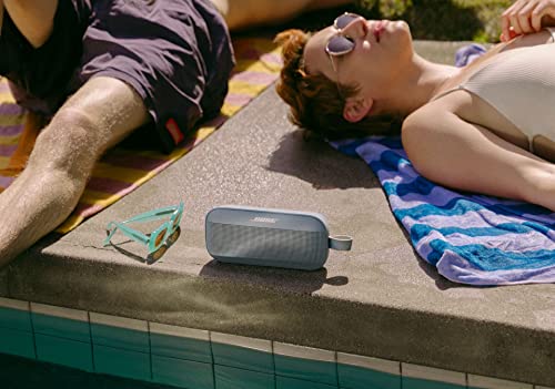 Bose SoundLink Flex Bluetooth Portable Speaker, Wireless Waterproof Speaker for Outdoor Travel—Stone Blue