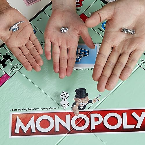 Monopoly Game, Family Board Game for 2 to 6 Players, Monopoly Board Game for Kids Ages 8 and Up, Package May Vary