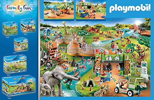 Playmobil 70341 Family Fun Large Zoo, for Children Ages 4+, Fun Imaginative Role-Play, PlaySets Suitable for Children Ages 4+