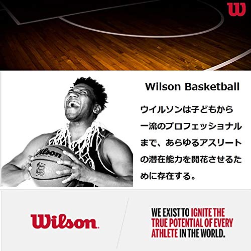 Wilson Basketball, NBA All Team Model, Outdoor, Rubber, Size: 7, Red/White/Blue