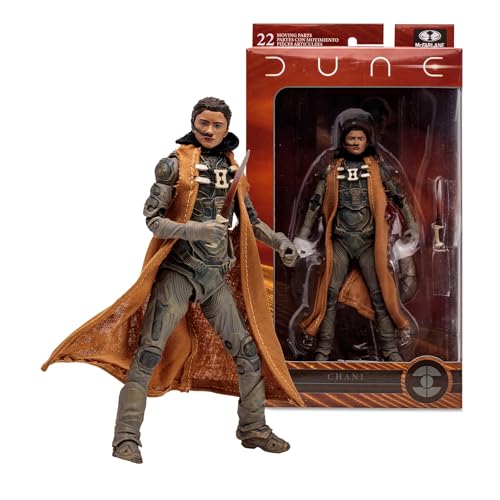 McFarlane Toys Dune: Part Two Chani 7-Inch Action Figure - Incredibly Detailed Fremen Warrior with Ultra Articulation, Crysknife, and Collectible Art Card