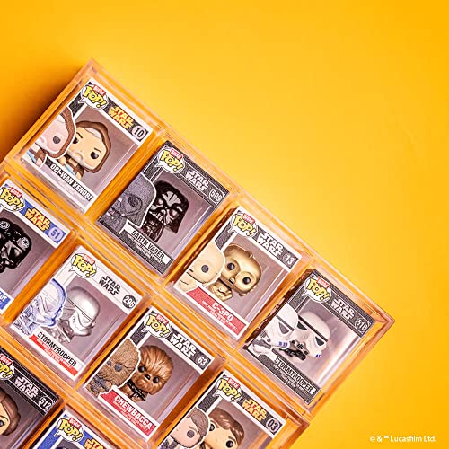 Funko Bitty POP! Star Wars - Princess Leia™, R2-D2™, C-3PO™ and A Surprise Mystery Mini Figure - 0.9 Inch (2.2 Cm) Collectable - Stackable Display Shelf Included - Gift Idea - Party Bags Stocking