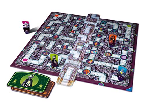 Ravensburger Disney Villains Labyrinth Family Strategy Board Game for Kids & Adults Age 7 Years Up - 2 to 4 Players