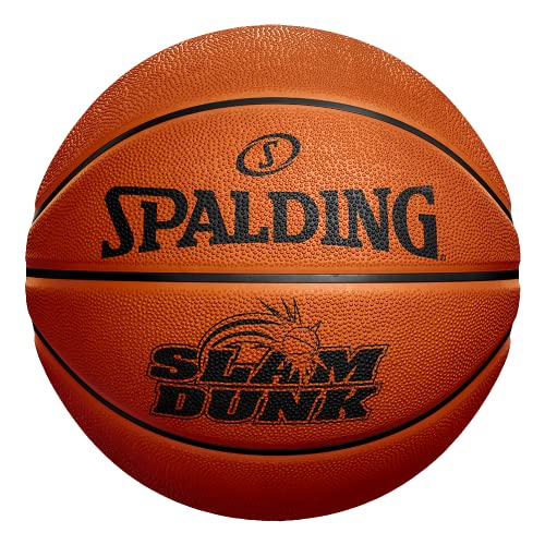 Spalding Unisex - Adult Slam Dunk Ball, Orange, 7