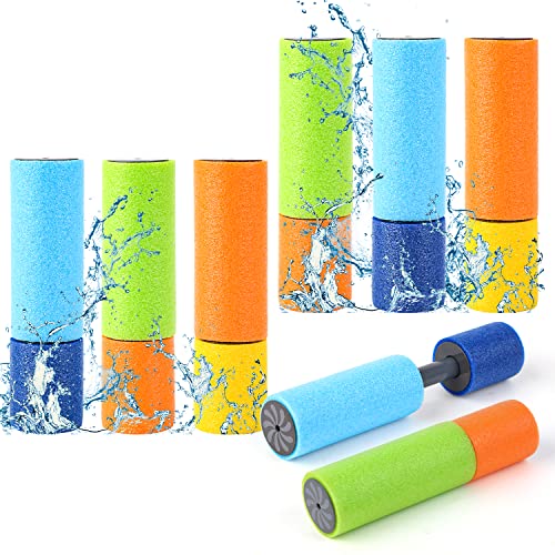 VEYLIN Water Pistol, 6 Pack Mini Water Gun for Kids Squirt Guns for Kids Outdoor Water Toys Water Fighting Play Toys