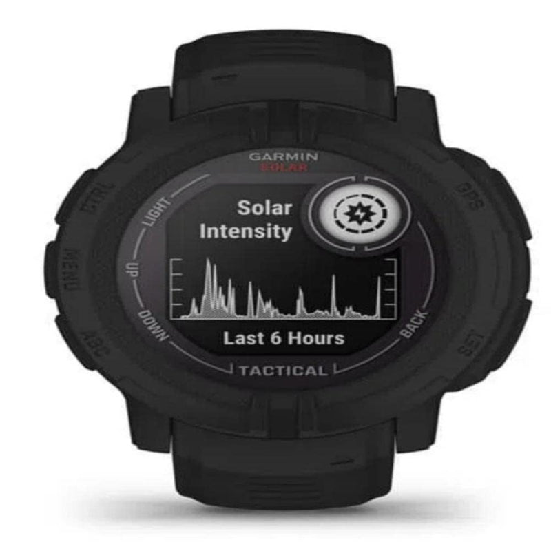 Garmin Instinct 2 SOLAR Tactical Edition, Rugged GPS Smartwatch, Built-in Sports Apps and Health Monitoring, Solar Charging, Dedicated Tactical Features and Ultratough Design Features, Black