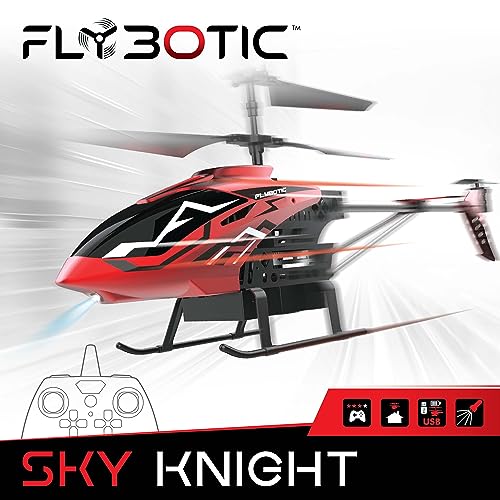 Silverlit 84754 Sky, Large RC, LED Lights for Night Mode Flying, 25m Distance, Re-Chargeable 3 Channel Helicopter, Multicolored