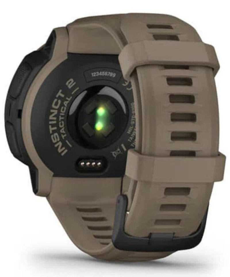 Garmin Instinct 2 SOLAR Tactical Edition, Rugged GPS Smartwatch, Built-in Sports Apps and Health Monitoring, Solar Charging, Dedicated Tactical Features and Ultratough Design Features, Coyote Tan
