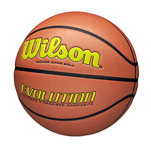 Wilson Basketball EVOLUTION 295 GAME BALL, Blended Leather, Indoor-Basketball