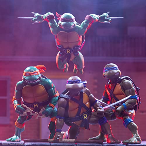 SUPER7 - Teenage Mutant Ninja Turtles Ultimates: Donatello Action Figure, Multicolor