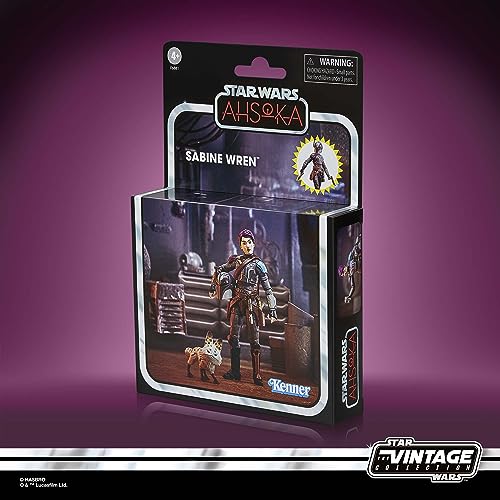 Star Wars The Vintage Collection Sabine Wren, Star Wars: Ahsoka Deluxe Collectible 3.75” Figures