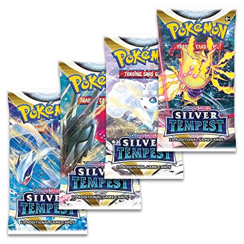 Pokemon Trading Card Game | Silver Tempest | 4x Booster Packs Bundle | English Edition (4x Random Artwork)
