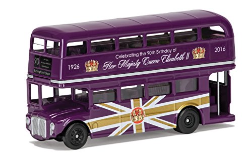 Corgi CC82326 The 90th Birthday of HM Queen Elizabeth II Commemorative Die-Cast Souvenir Classic Routemaster Model