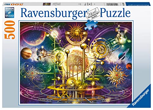 Ravensburger Golden Solar System 500 Piece Jigsaw Puzzle for Adults & Kids Age 10 Years Up