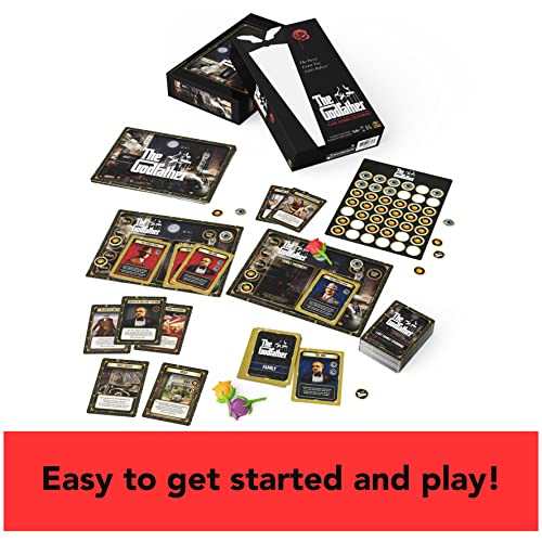 The Godfather, Last Family Standing Board Game Italian Film Fun Family Party Game Scary Movie Multiplayer Card Game, for Adults and Kids Aged 14 and up
