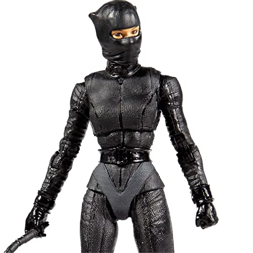 McFarlane Toys, 7-Inch DC Batman Catwoman Action Figure with 22 Moving Parts, Collectible DC Batman Movie Figure with Stand Base and Unique Collectible Character Card – Ages 12+