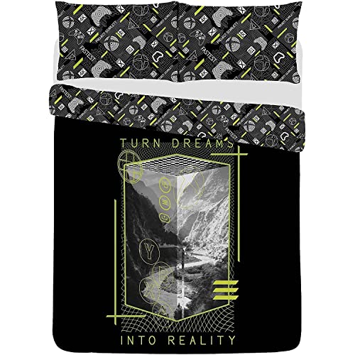 Microsoft Xbox “Reality Design” Duvet Cover & Pillowcase Set - Single Or Double (Single)