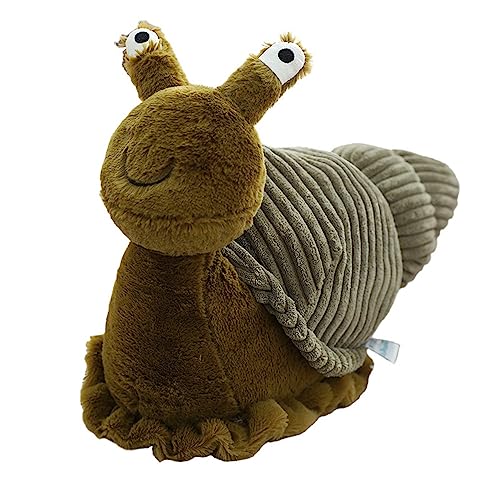 NatureMan Cute Snail Plush Toy Dolls, Soft Snail Stuffed Animals Gifts for Kids (28cm)