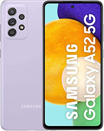 Samsung Galaxy A52 5G Smartphone Dual SIM Android Mobile Phone Awesome Violet (UK Version) (Renewed)