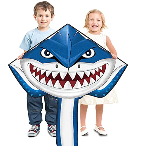 Hymaz Shark Kite, Kites for Kids Adults Easy to Fly, Huge Kid Kite with Kites Handle & String for Girls Boys Beach Park Outdoor Activites Game