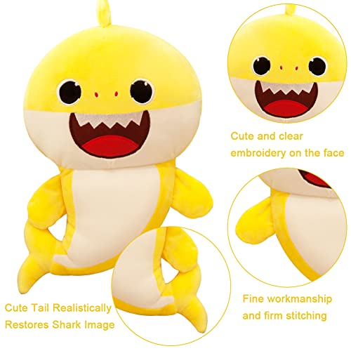 Ksopsdey 30CM Shark Doll,Shark Plush Toy,Shark Figures Plush,Cartoon Animals Plush Figure Collection,Shark Plush Doll Plush Gifts,Deep Sea Giant Soft Doll For Boys And Girls And Game Lovers