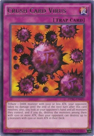 Yu-Gi-Oh! - Crush Card Virus (DPBC-EN020) - Duelist Pack 16: Battle City - 1st Edition - Rare