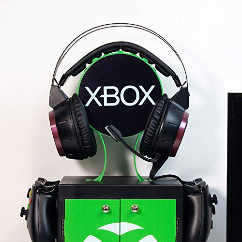 Numskull Official Xbox Series X Gaming Locker, Controller Holder, Headset Stand for PS5, Xbox Series X S, Nintendo Switch - Official Xbox Merchandise