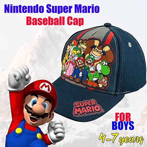 Nintendo boys Baseball, Navy, Medium