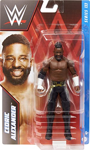 Mattel Basic Action Figure, Cedric Alexander, Posable 6-inch Collectible for Ages 6 Years Old & Up