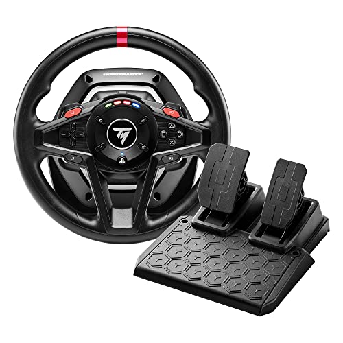 Thrustmaster T128, Force Feedback Racing Wheel with Magnetic Pedals, PlayStation 5, PlayStation 4, Windows