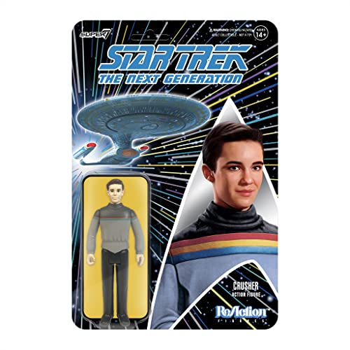 SUPER7 - Star Trek: The Next Generation ReAction Figure Wave 1 - Wesley Crusher