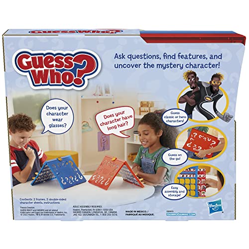 Guess Who? Original Guessing Game, Board Game for Children Aged 6 and Up for 2 Players