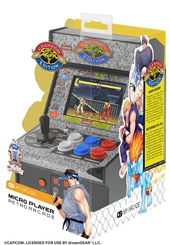 My Arcade Street Fighter II Champion Ed. Micro Player Retro Arcade