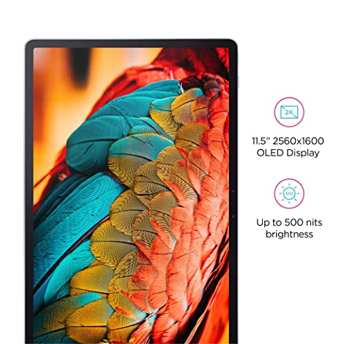 Lenovo Tab P11 Pro Android Tablet| 11 inch Full HD OLED Display| 128GB | Lenovo Keyboard Pack + Lenovo Precision Pen 2 | WiFi | 6GB RAM | Slate Grey