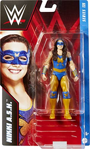 Mattel WWE Nikki A.S.H. Basic Action Figure, 10 Points of Articulation & Life-like Detail, 6-inch Collectible