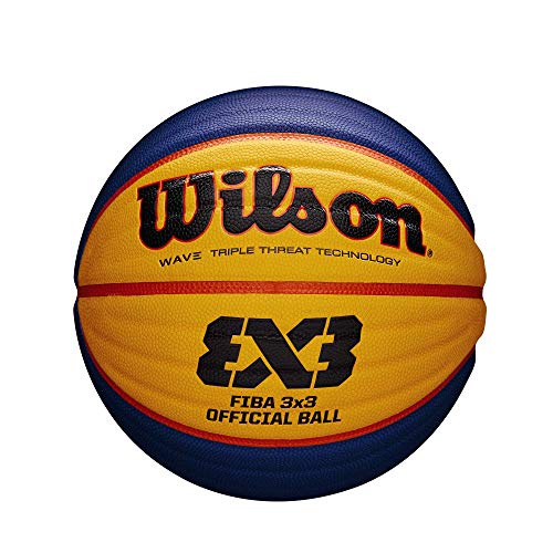 Wilson Unisex-Adult FIBA 3X3 Game Basketball, Orange, Intermed