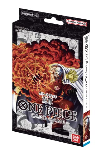 Bandai One Piece Card Game Starter Deck (ST-06) (Japanese) (Kaigun),Black