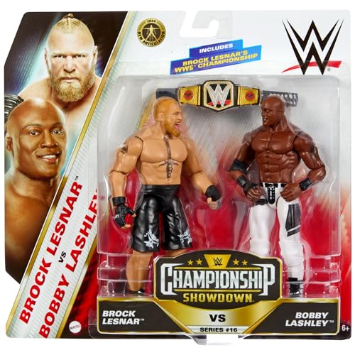 WWE Action Figure 2-Pack Championship Showdown Battle Pack with WWE Championship Title, HTW05