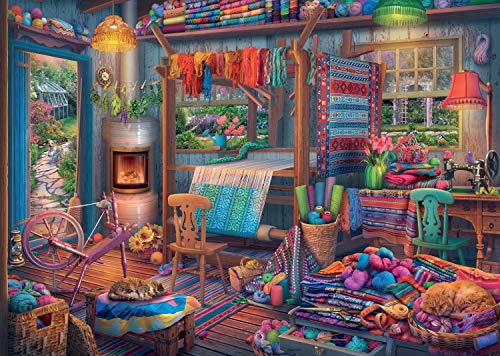 Ravensburger Weaver’s Workshop 1000 Piece Jigsaw Puzzle for Adults and Kids Age 12 Years Up