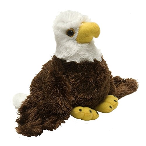 Wild Republic Bald Eagle Plush, Stuffed Animal, Plush Toy, Gifts for Kids, Hug’Ems 7 Inches