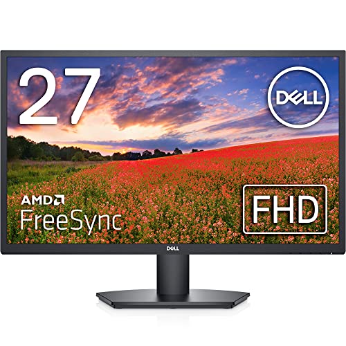 Dell SE2722HX 27 inch Full HD (1920 x 1080) Monitor, 75Hz, VA, 4ms, AMD FreeSync, HDMI, VGA, 3 Year Warranty, Black