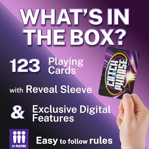 Ginger Fox Special Edition Official ITV Catchphrase Say What You See 2022 TV Show Card Game - Guess Each Catch Phrase - Includes Exclusive Digital Features With Mr Chips